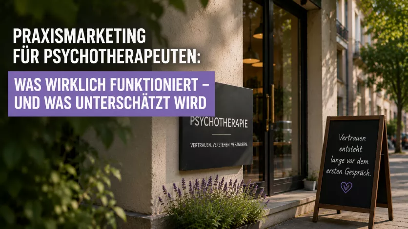 Praxismarketing für Psychotherapeuten Praxismarketing für Psychotherapeuten