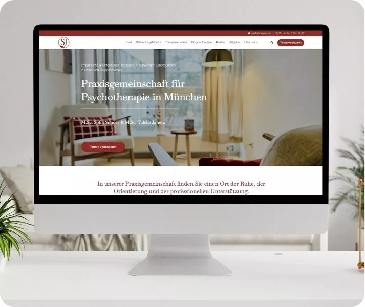 Website für eine Praxisgemeinschaft in München