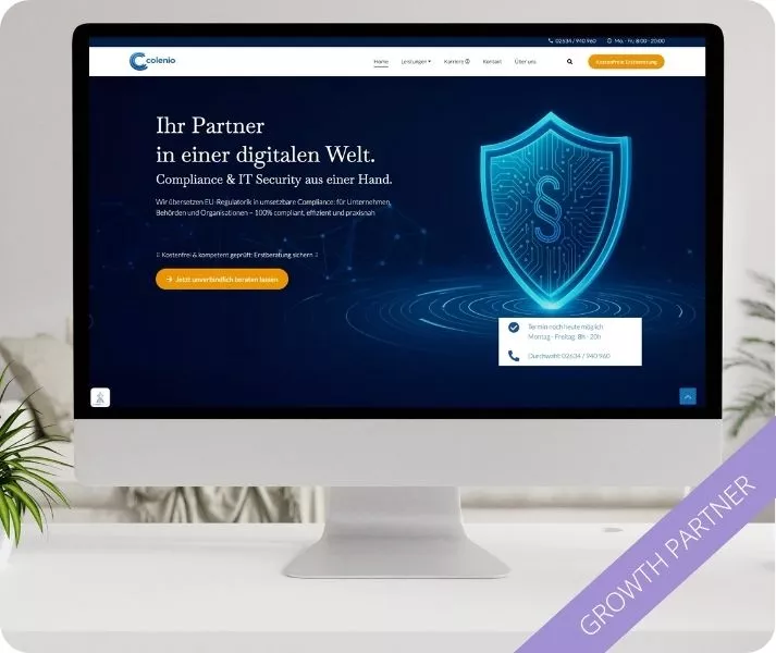 Website für eine Unternehmensberatung