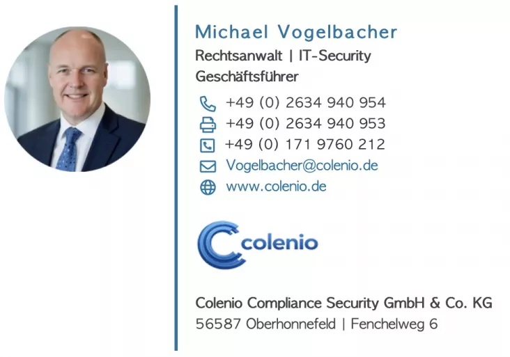 Email-Signatur im CI erstellt
