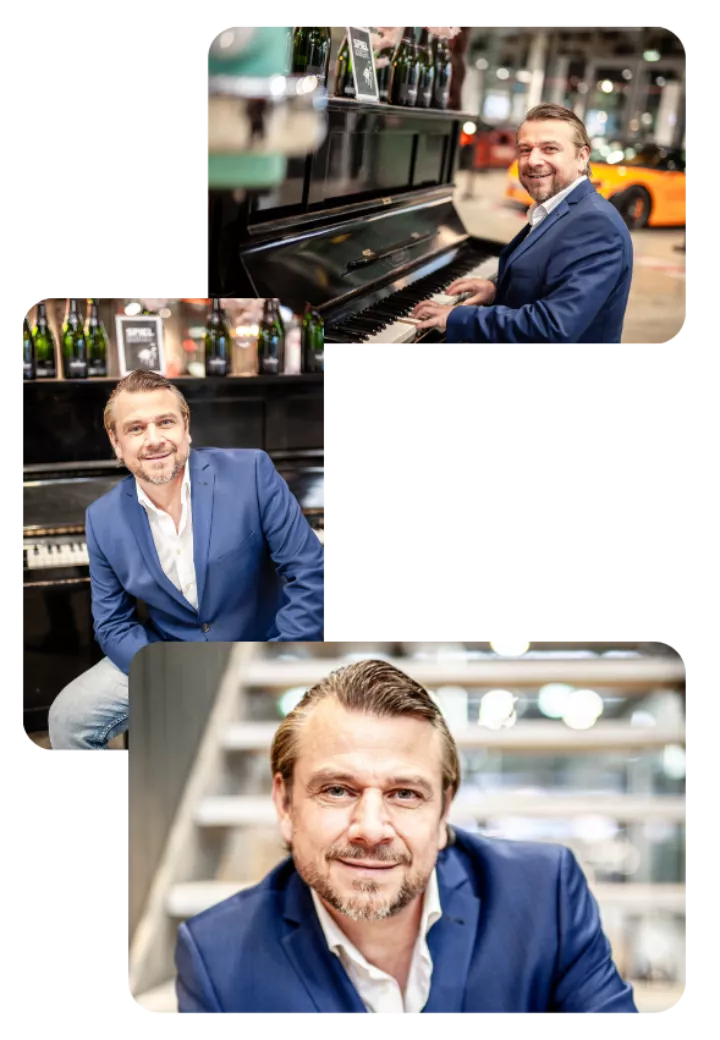 Fotoshooting mit dem Schauspieler